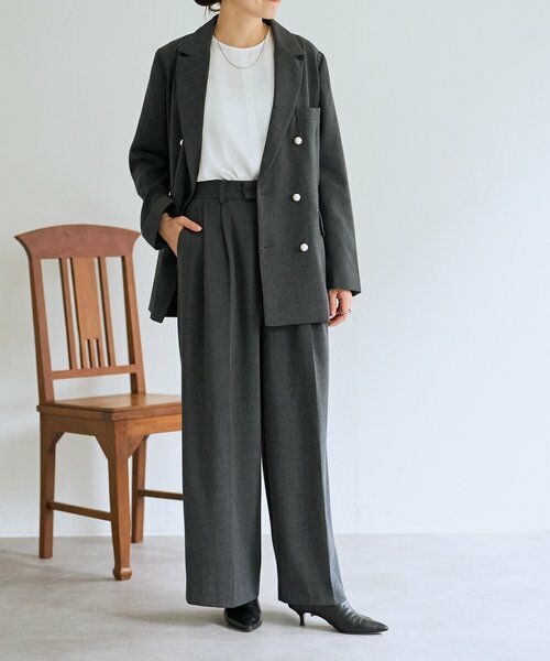 BEARDSLEY / ビアズリー その他パンツ | メランジタックスラックス | 詳細10