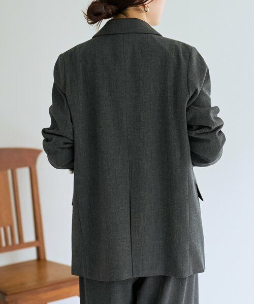 BEARDSLEY / ビアズリー テーラードジャケット | メランジパールボタンジャケット | 詳細9