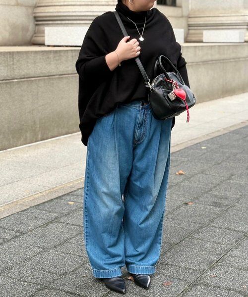 BEARDSLEY / ビアズリー デニムパンツ | フルカワコラボ ルーズタックデニム | 詳細1