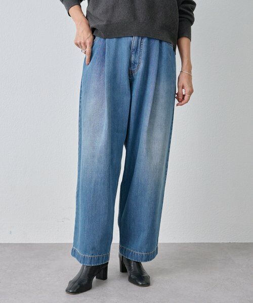 BEARDSLEY / ビアズリー デニムパンツ | フルカワコラボ ルーズタックデニム | 詳細12