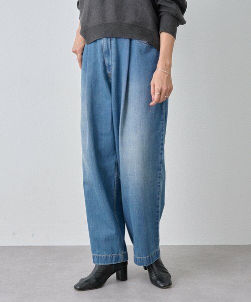 BEARDSLEY / ビアズリー デニムパンツ | フルカワコラボ ルーズタックデニム | 詳細13