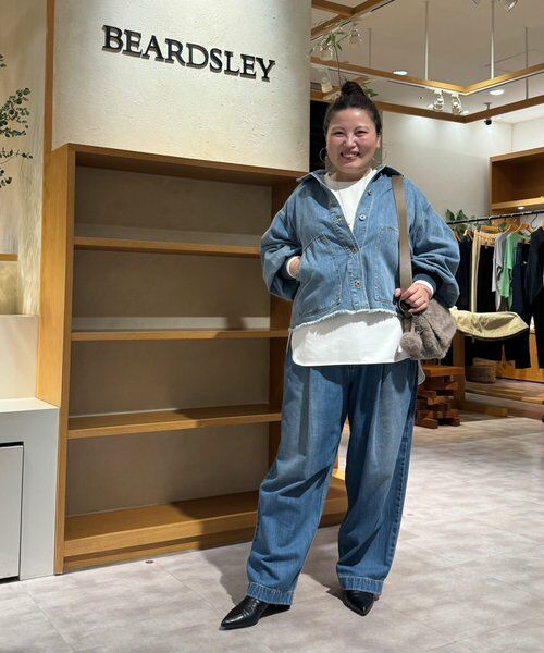BEARDSLEY / ビアズリー デニムパンツ | フルカワコラボ ルーズタックデニム | 詳細4