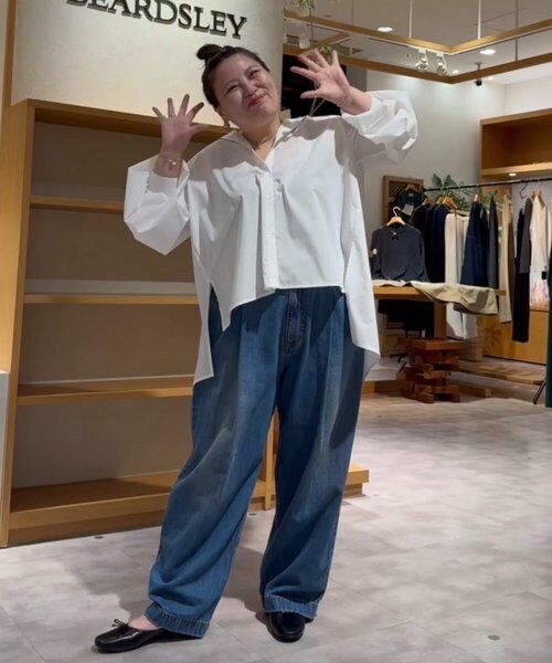 BEARDSLEY / ビアズリー デニムパンツ | フルカワコラボ ルーズタックデニム | 詳細5