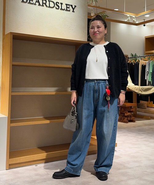 BEARDSLEY / ビアズリー デニムパンツ | フルカワコラボ ルーズタックデニム | 詳細6