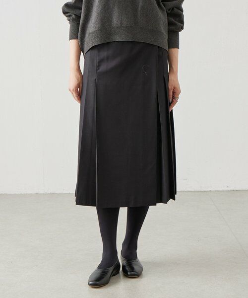 BEARDSLEY / ビアズリー ロング・マキシ丈スカート | 《LEVAR》プリーツ巻きスカート | 詳細2