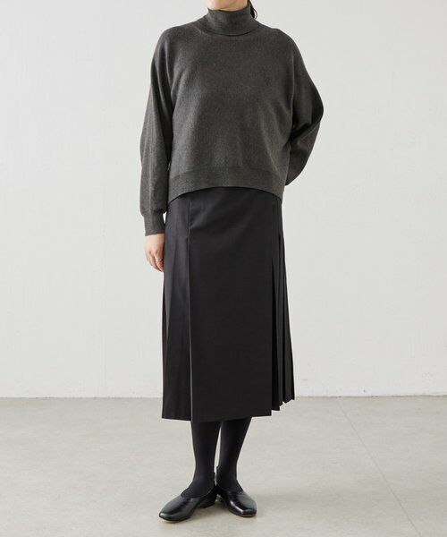 BEARDSLEY / ビアズリー ロング・マキシ丈スカート | 《LEVAR》プリーツ巻きスカート | 詳細7