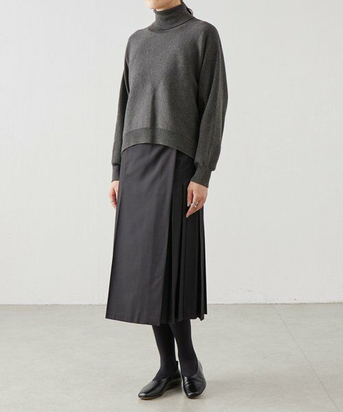 BEARDSLEY / ビアズリー ロング・マキシ丈スカート | 《LEVAR》プリーツ巻きスカート | 詳細8