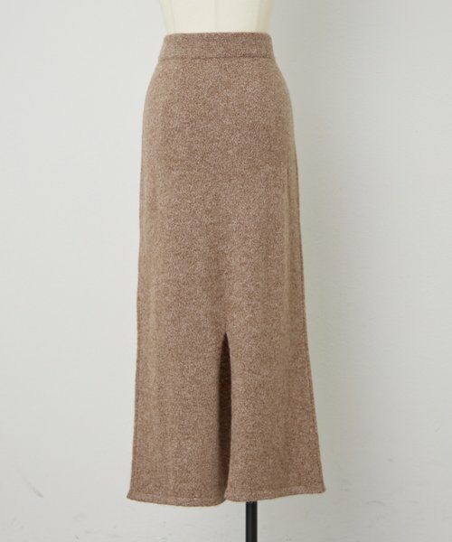 BEARDSLEY / ビアズリー ロング・マキシ丈スカート | 《UMARMUNG》ニットロングスカート | 詳細4