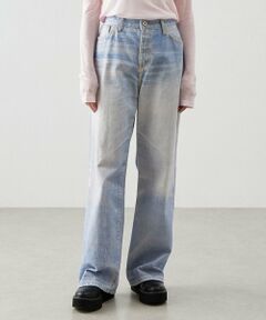 BEARDSLEY / ビアズリー デニムパンツ | 《LEVAR》デジタルプリントデニム