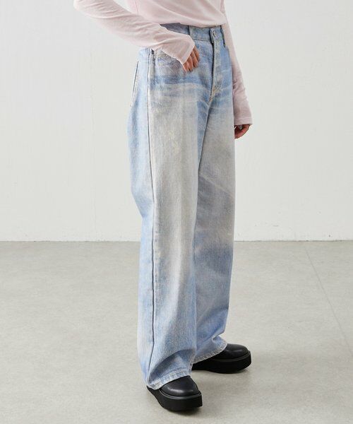 BEARDSLEY / ビアズリー デニムパンツ | 《LEVAR》デジタルプリントデニム | 詳細4