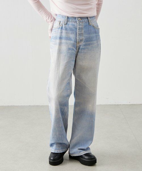 BEARDSLEY / ビアズリー デニムパンツ | 《LEVAR》デジタルプリントデニム | 詳細5