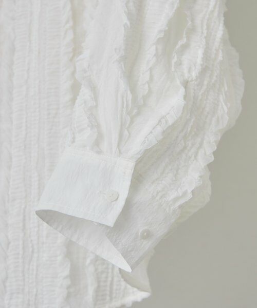 BEARDSLEY / ビアズリー シャツ・ブラウス | 《HiROMITHiSTLE》ギャザーフリルシャツ | 詳細10