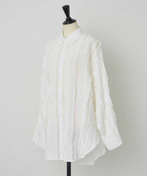 BEARDSLEY / ビアズリー シャツ・ブラウス | 《HiROMITHiSTLE》ギャザーフリルシャツ | 詳細2