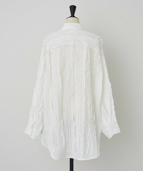 BEARDSLEY / ビアズリー シャツ・ブラウス | 《HiROMITHiSTLE》ギャザーフリルシャツ | 詳細4