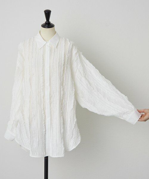 BEARDSLEY / ビアズリー シャツ・ブラウス | 《HiROMITHiSTLE》ギャザーフリルシャツ | 詳細5