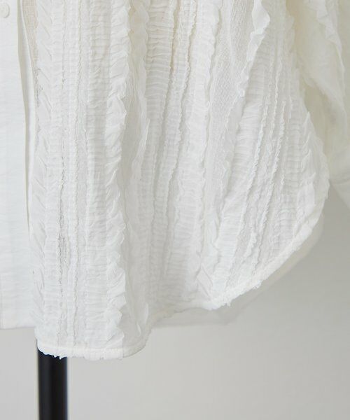 BEARDSLEY / ビアズリー シャツ・ブラウス | 《HiROMITHiSTLE》ギャザーフリルシャツ | 詳細7