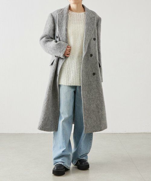 BEARDSLEY / ビアズリー ニット・セーター | 《LEVAR》ローゲージニットエクリュ | 詳細14