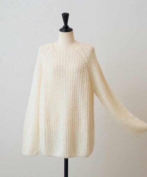 BEARDSLEY / ビアズリー ニット・セーター | 《LEVAR》ローゲージニットエクリュ | 詳細16