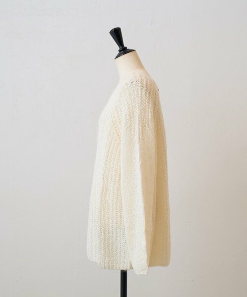 BEARDSLEY / ビアズリー ニット・セーター | 《LEVAR》ローゲージニットエクリュ | 詳細18