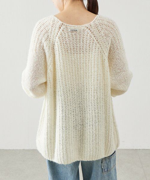 BEARDSLEY / ビアズリー ニット・セーター | 《LEVAR》ローゲージニットエクリュ | 詳細7