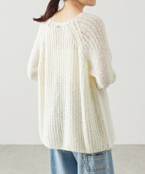 BEARDSLEY / ビアズリー ニット・セーター | 《LEVAR》ローゲージニットエクリュ | 詳細8