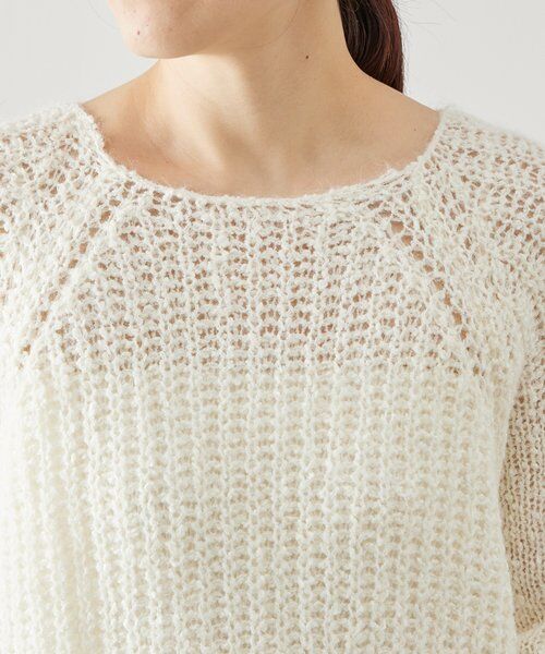 BEARDSLEY / ビアズリー ニット・セーター | 《LEVAR》ローゲージニットエクリュ | 詳細9