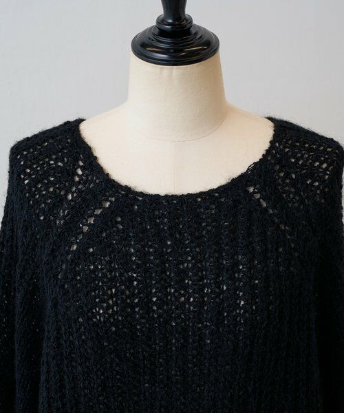 BEARDSLEY / ビアズリー ニット・セーター | 《LEVAR》ローゲージニットブラック | 詳細19