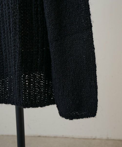 BEARDSLEY / ビアズリー ニット・セーター | 《LEVAR》ローゲージニットブラック | 詳細20