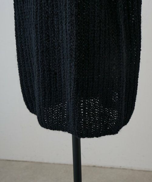 BEARDSLEY / ビアズリー ニット・セーター | 《LEVAR》ローゲージニットブラック | 詳細21