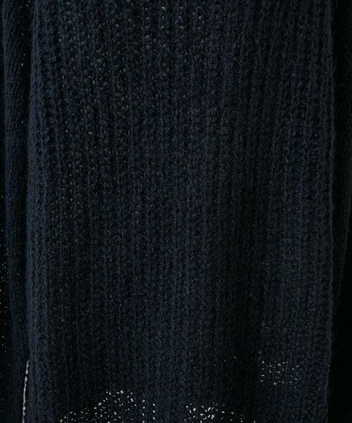 BEARDSLEY / ビアズリー ニット・セーター | 《LEVAR》ローゲージニットブラック | 詳細22
