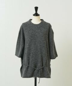 BEARDSLEY / ビアズリー ニット・セーター | 《UMARMUNG》ハーフスリーブニット