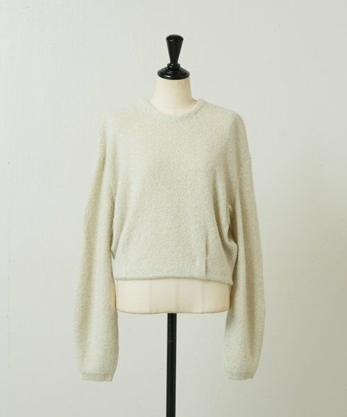 BEARDSLEY / ビアズリー ニット・セーター | 《UMARMUNG》後ろボタンコクーンニット | 詳細4