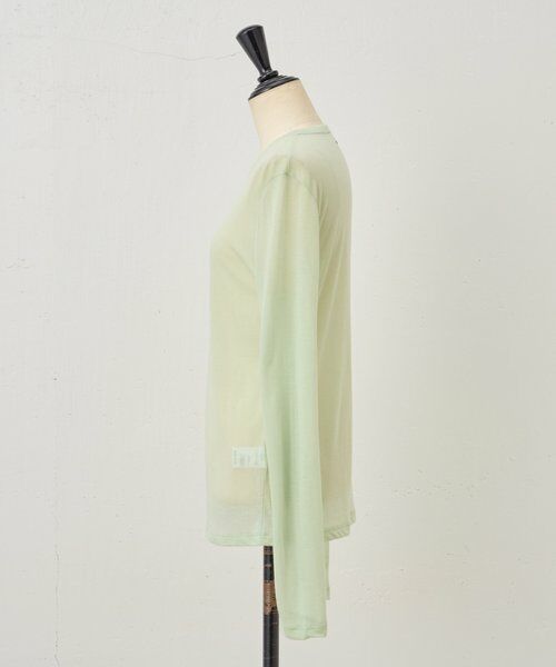 BEARDSLEY / ビアズリー カットソー | 《LEVAR》ウール混シアーカットソー（ミント） | 詳細16