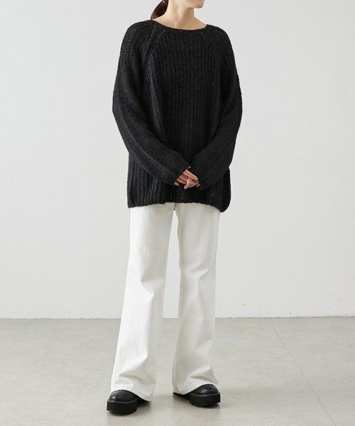 BEARDSLEY / ビアズリー デニムパンツ | 《LEVAR》裾フレアジーンズ（ホワイト） | 詳細11