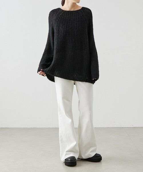 BEARDSLEY / ビアズリー デニムパンツ | 《LEVAR》裾フレアジーンズ（ホワイト） | 詳細14