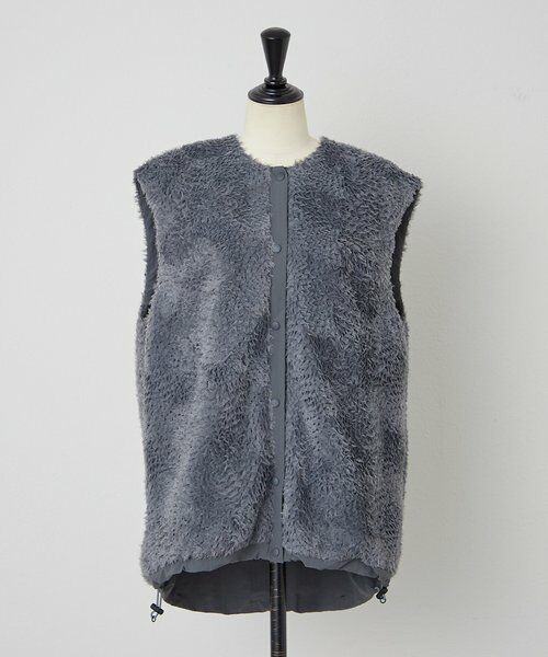 BEARDSLEY / ビアズリー その他アウター | 《HiROMITHiSTLE》チュールレースリバーシブルベスト | 詳細1