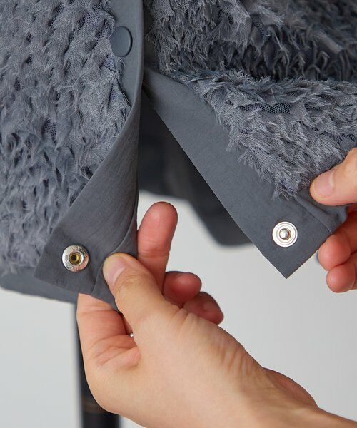 BEARDSLEY / ビアズリー その他アウター | 《HiROMITHiSTLE》チュールレースリバーシブルベスト | 詳細10