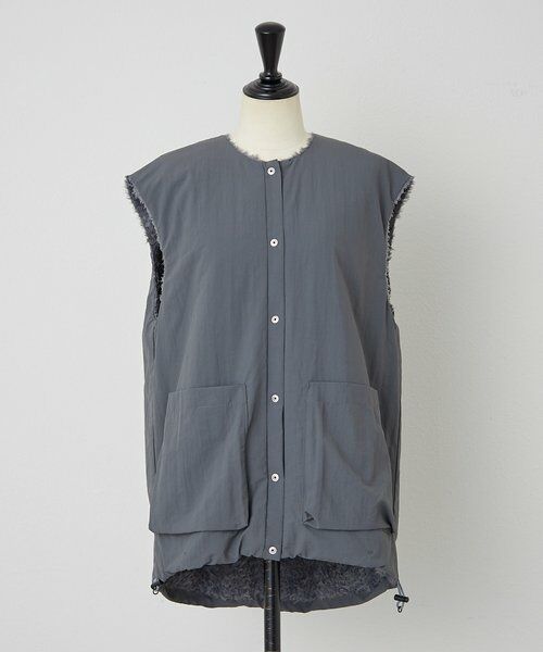 BEARDSLEY / ビアズリー その他アウター | 《HiROMITHiSTLE》チュールレースリバーシブルベスト | 詳細11
