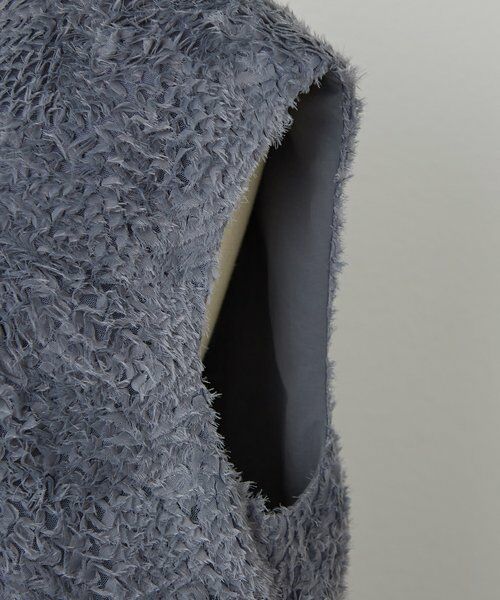 BEARDSLEY / ビアズリー その他アウター | 《HiROMITHiSTLE》チュールレースリバーシブルベスト | 詳細7