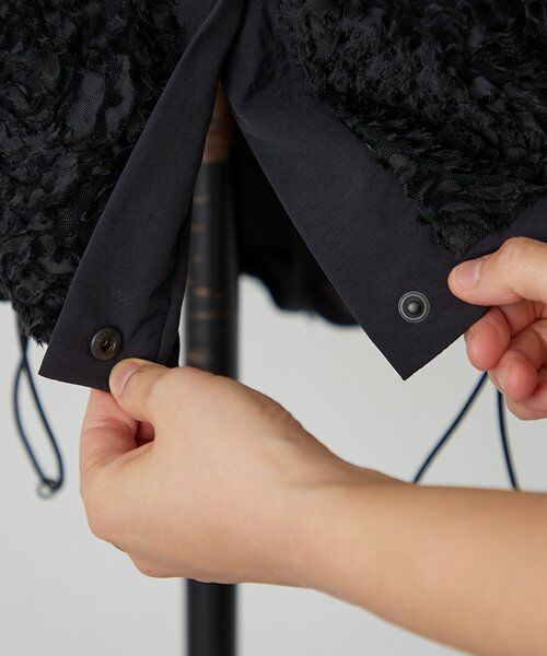 BEARDSLEY / ビアズリー ブルゾン | 《HiROMITHiSTLE》チュールレースリバーシブルジャケット | 詳細14