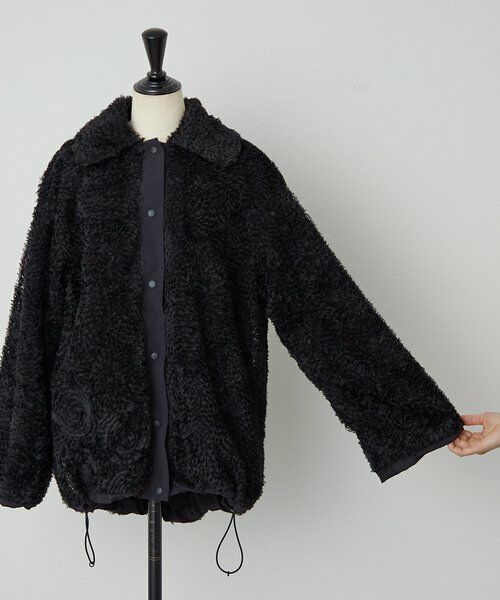 BEARDSLEY / ビアズリー ブルゾン | 《HiROMITHiSTLE》チュールレースリバーシブルジャケット | 詳細5