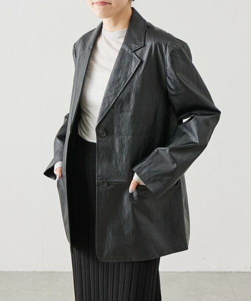 BEARDSLEY / ビアズリー テーラードジャケット | 《LEVAR》レザージャケット | 詳細1