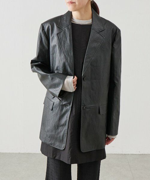 BEARDSLEY / ビアズリー テーラードジャケット | 《LEVAR》レザージャケット | 詳細12