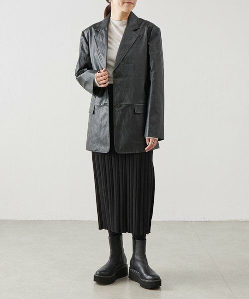 BEARDSLEY / ビアズリー テーラードジャケット | 《LEVAR》レザージャケット | 詳細3