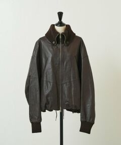 BEARDSLEY / ビアズリー ブルゾン | 《UMARMUNG》ラムレザーブルゾン