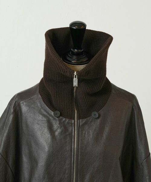 BEARDSLEY / ビアズリー ブルゾン | 《UMARMUNG》ラムレザーブルゾン | 詳細10