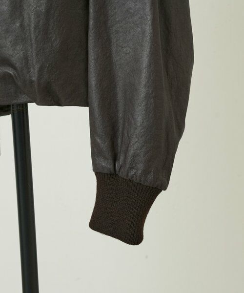 BEARDSLEY / ビアズリー ブルゾン | 《UMARMUNG》ラムレザーブルゾン | 詳細13