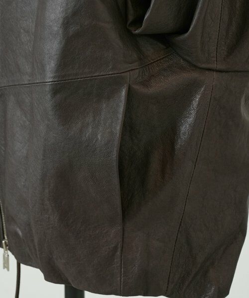 BEARDSLEY / ビアズリー ブルゾン | 《UMARMUNG》ラムレザーブルゾン | 詳細14