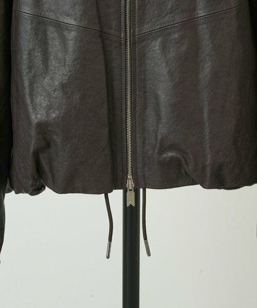 BEARDSLEY / ビアズリー ブルゾン | 《UMARMUNG》ラムレザーブルゾン | 詳細16