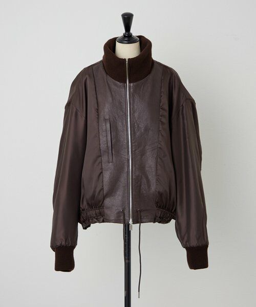BEARDSLEY / ビアズリー ブルゾン | 《UMARMUNG》ラムレザーブルゾン | 詳細17